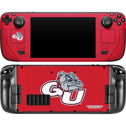 Gonzaga University GU Bulldogs Steam Deck Handheld Gaming Computer Skin